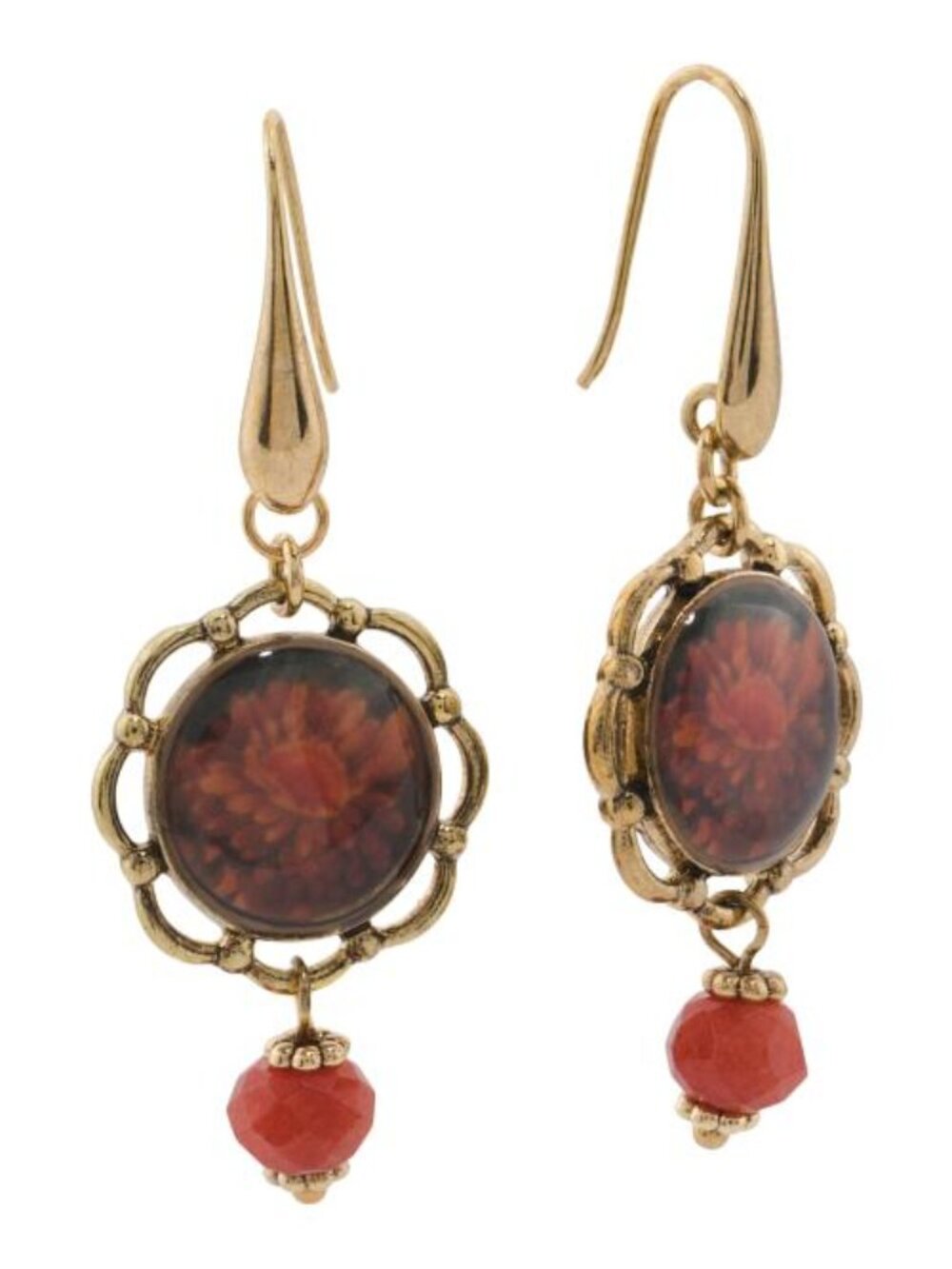 PATRICIA NASH European Floral Tapestry Earrings